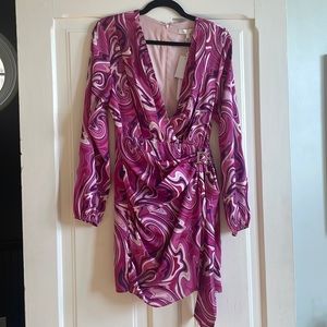 Wayf Attina Wrap Dress